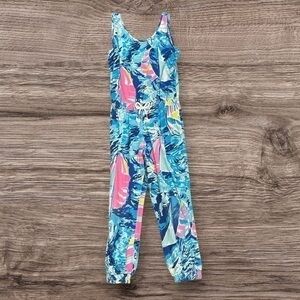 Lilly Pulitzer Girls Jumpsuit Size Small 4-5